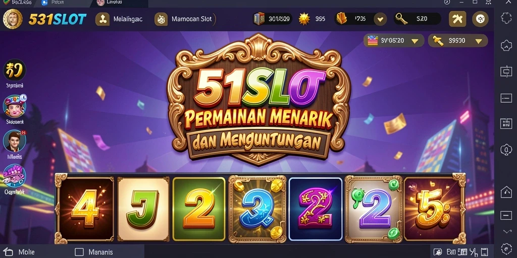 Screenshot utama 531SLOT menampilkan keseruan permainan Slot.