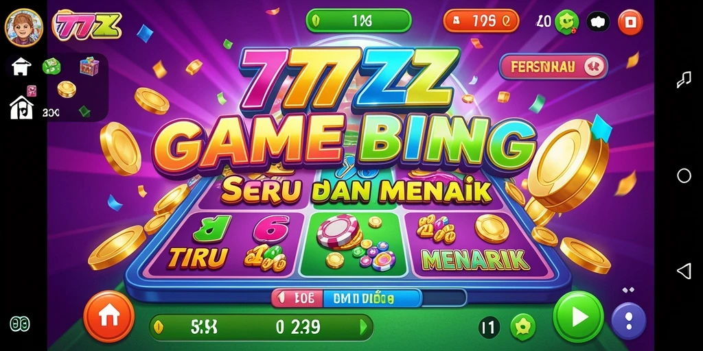 Screenshot gameplay seru dari 777ZX dengan suasana Bingo yang menarik.