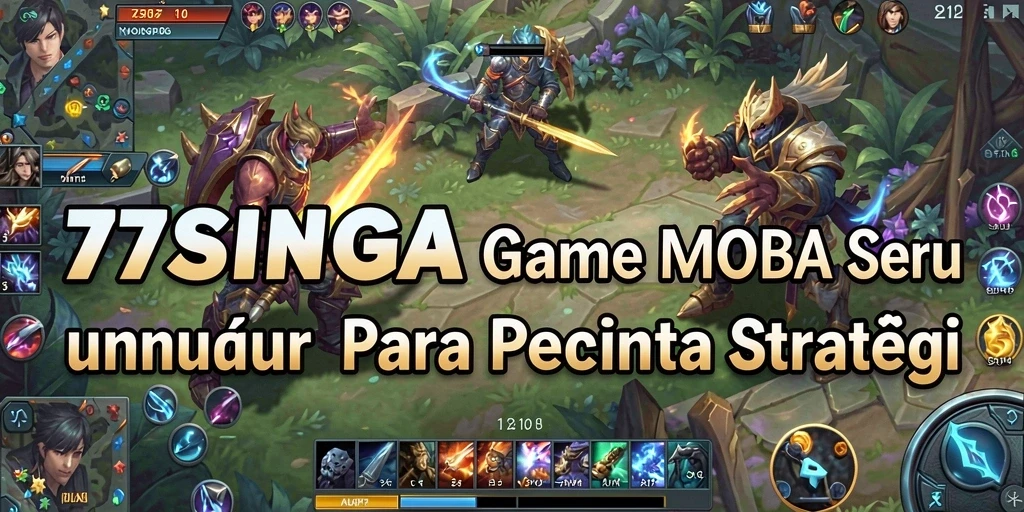 Tampilan gameplay epik di arena <strong>77SINGA</strong> yang menampilkan aksi strategis.
