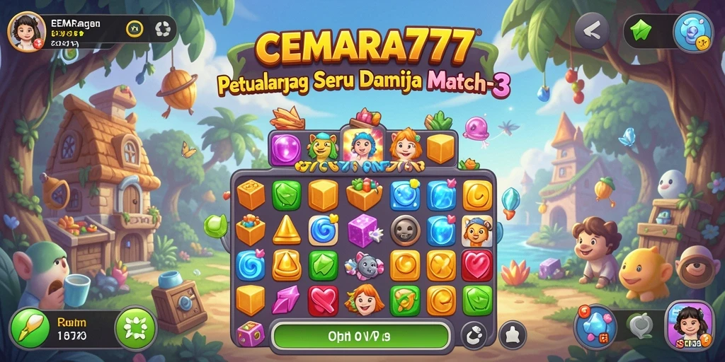Tangkapan layar menunjukkan gameplay seru dan menantang di CEMARA777.