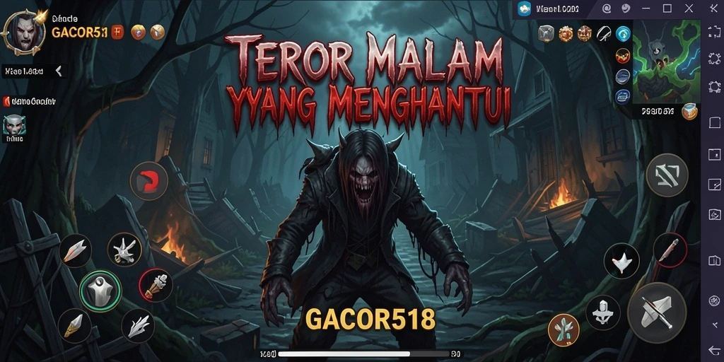 Gameplay GACOR518 yang menegangkan dengan suasana Horror yang mencekam.