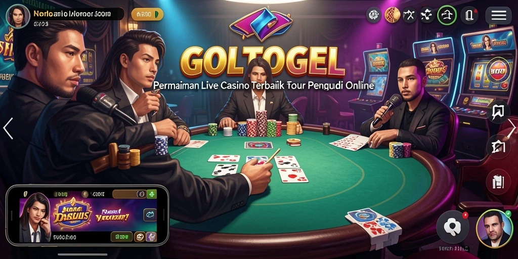 Tampilan gameplay GOLTOGEL yang mendebarkan dalam Live Casino.