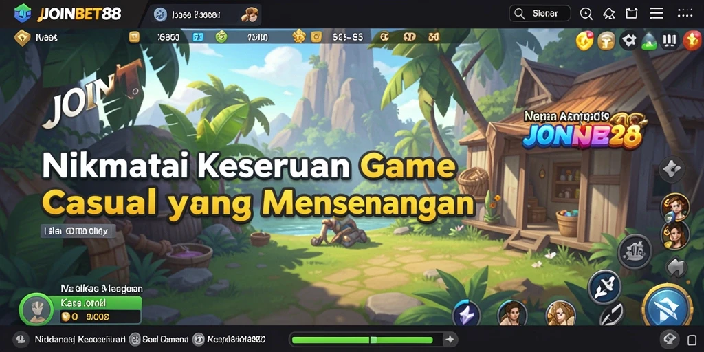 Screenshot utama JOINBET88 menampilkan aksi gameplay seru dan interaktif.