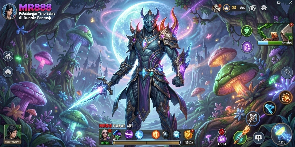 Tampilan gameplay seru dalam petualangan ARPG yang mendebarkan.