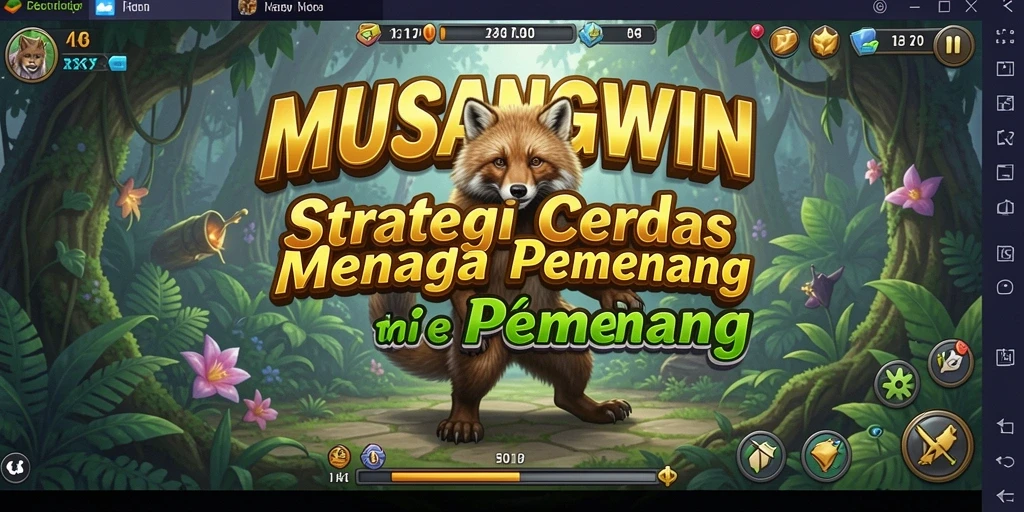 Tampilan menarik dari gameplay MUSANGWIN yang penuh strategi.