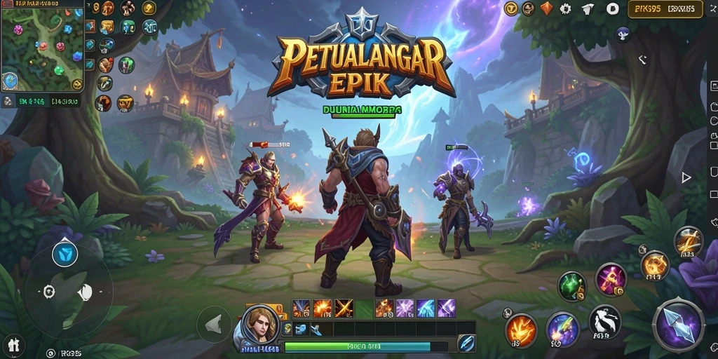 Tampilan gameplay PK95 dengan aksi seru dan grafis menawan.