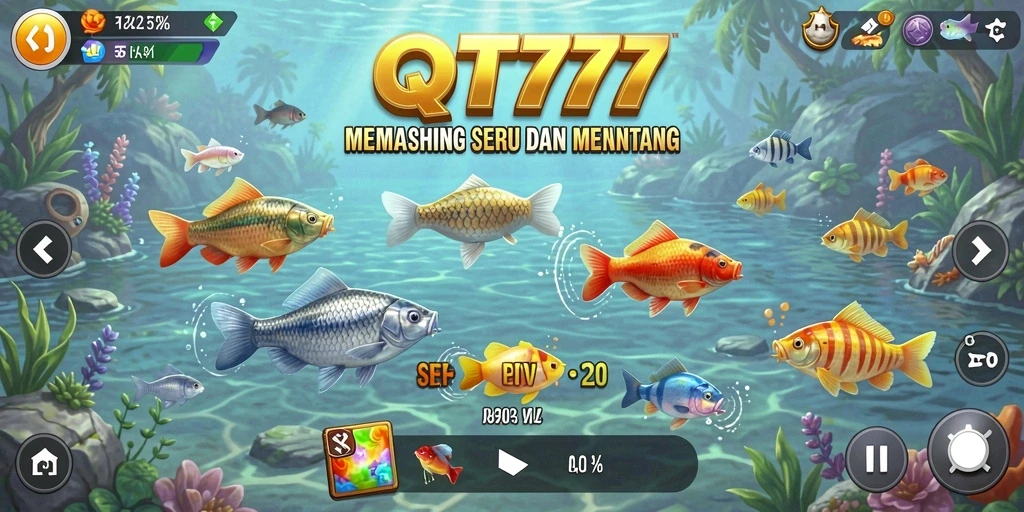 Tampilkan gameplay menyenangkan dengan beragam teknik memancing.
