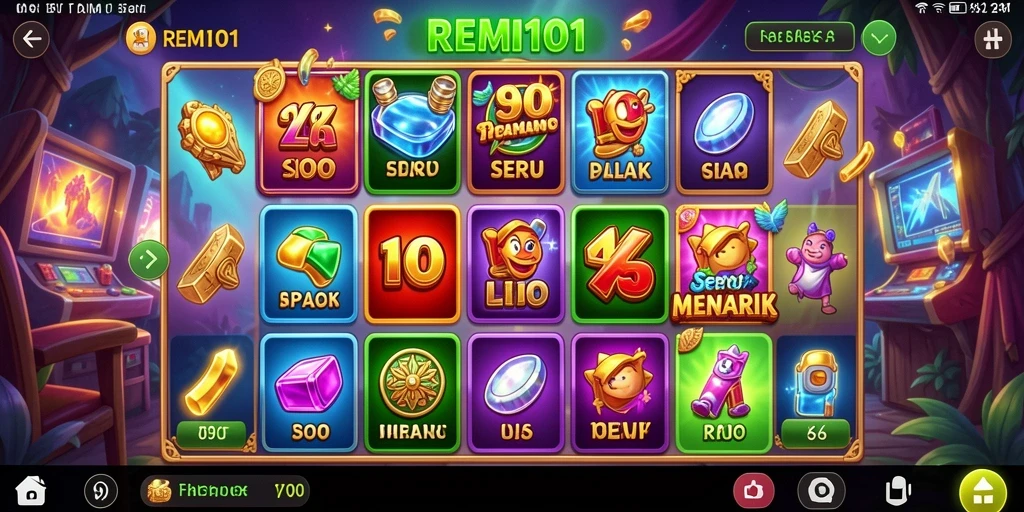 Tampilan gameplay Slot yang menarik dan interaktif.