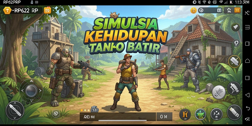 Screenshot menunjukkan gameplay mendebarkan dari RP62RP dalam simulasi kehidupan.
