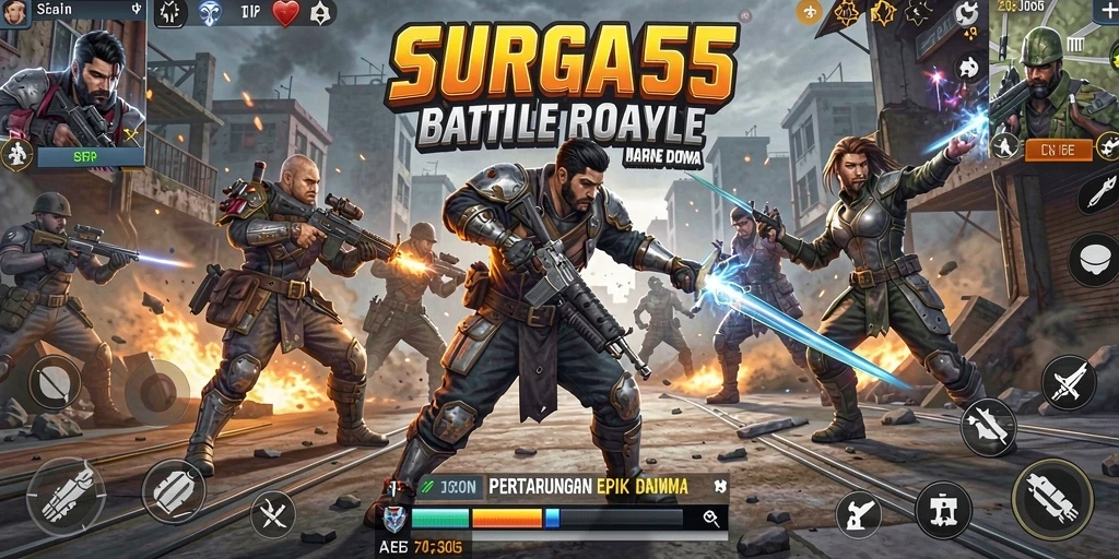 Tangkapan layar dari gameplay SURGA55 yang mendebarkan.